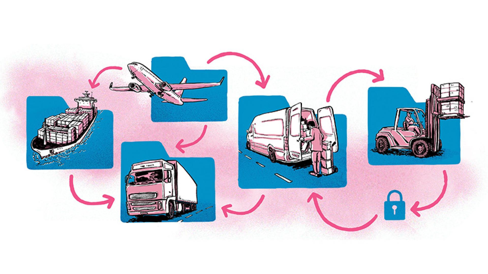 Illustratie Marc Weikamp - smart logistics