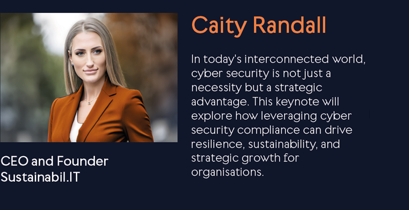 keynote speaker Caity Randall